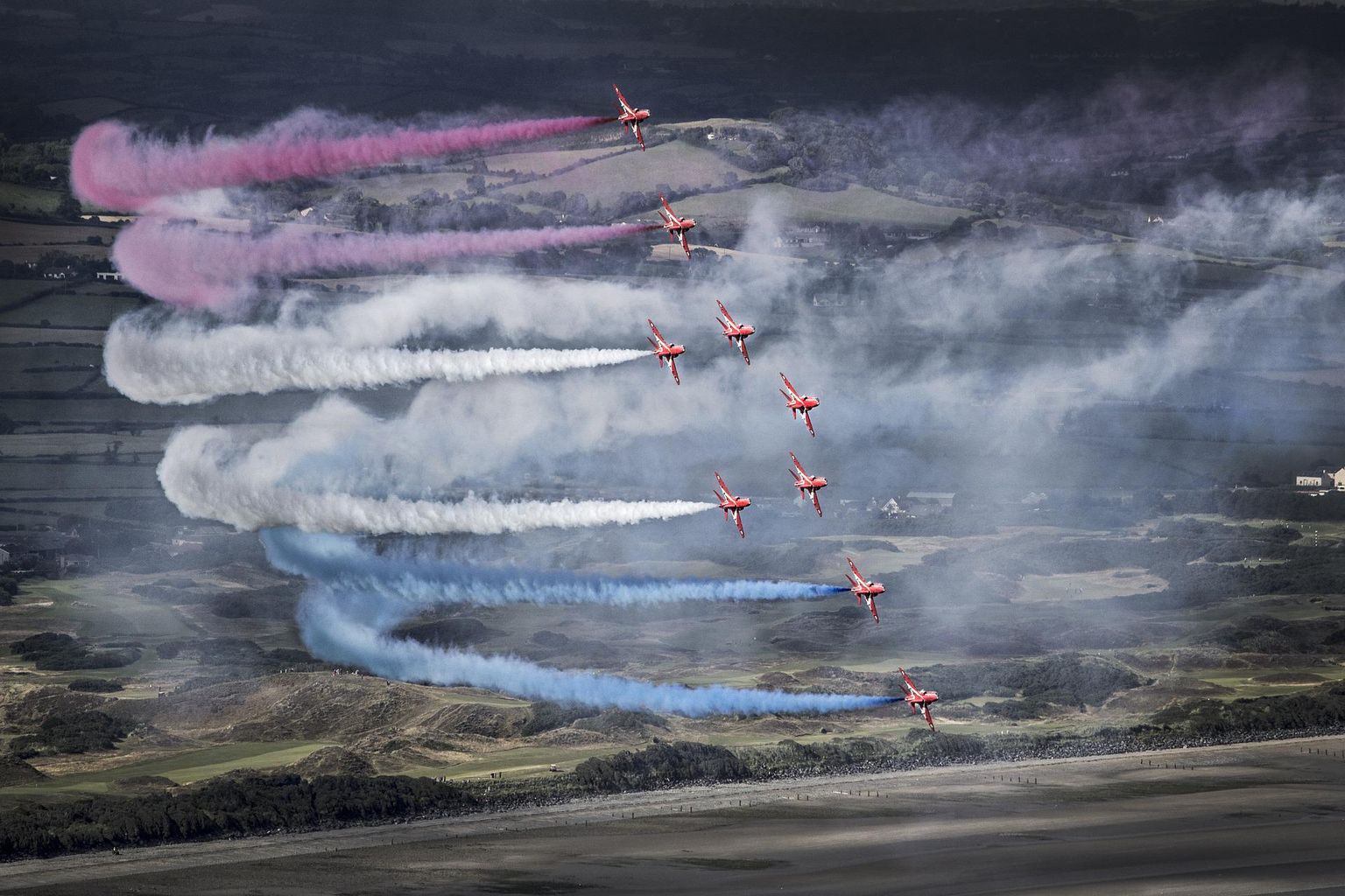 EXCLUSIVE Red Arrows timings for Armed Forces Day National Event in